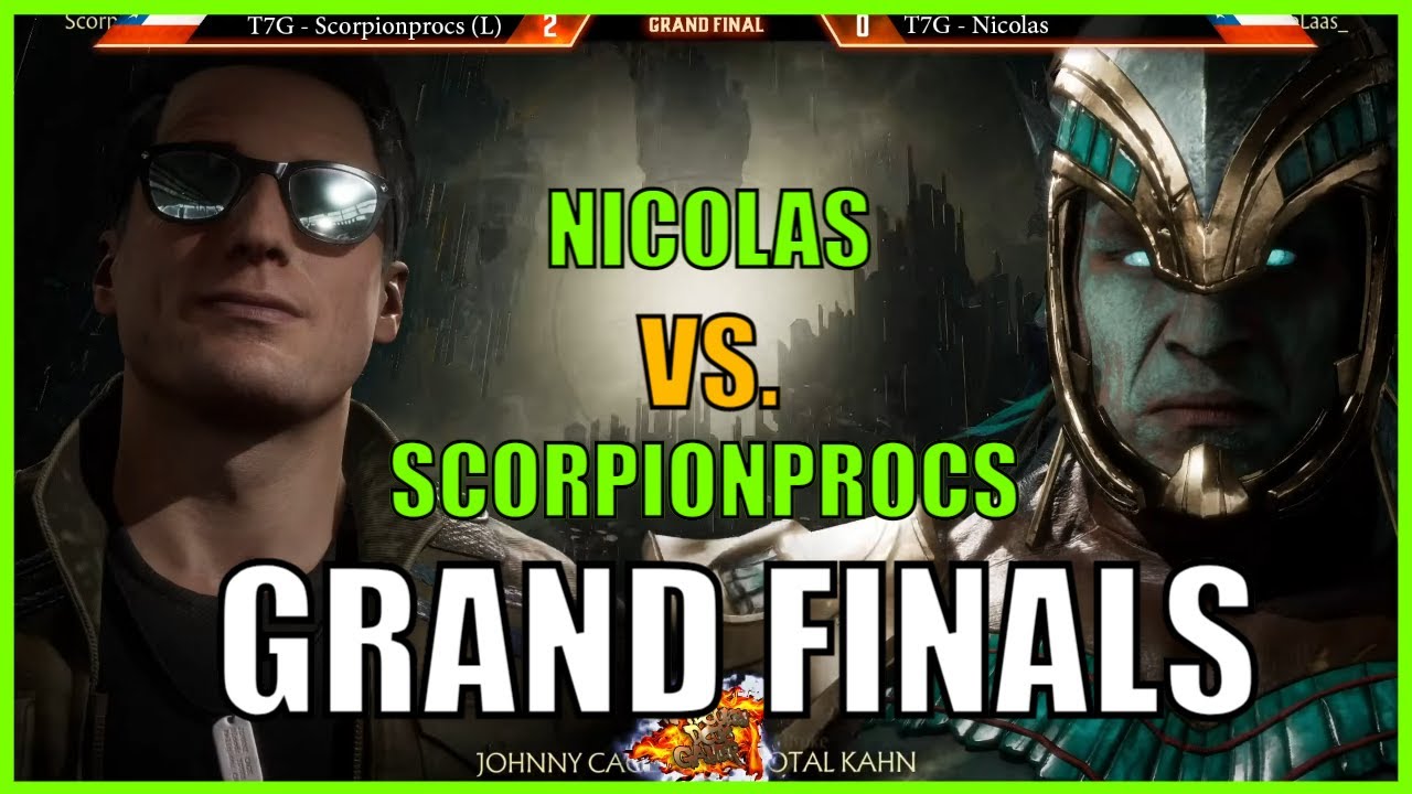 GRAND FINALS - NICOLAS VS SCORPIONPROCS  -  HADOUKEN DOJO GAMER TOURNAMENT MK11