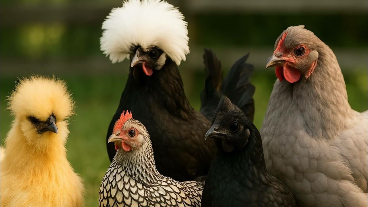 10 MOST BEAUTIFUL CHICKEN BREEDS OF ALL TIME