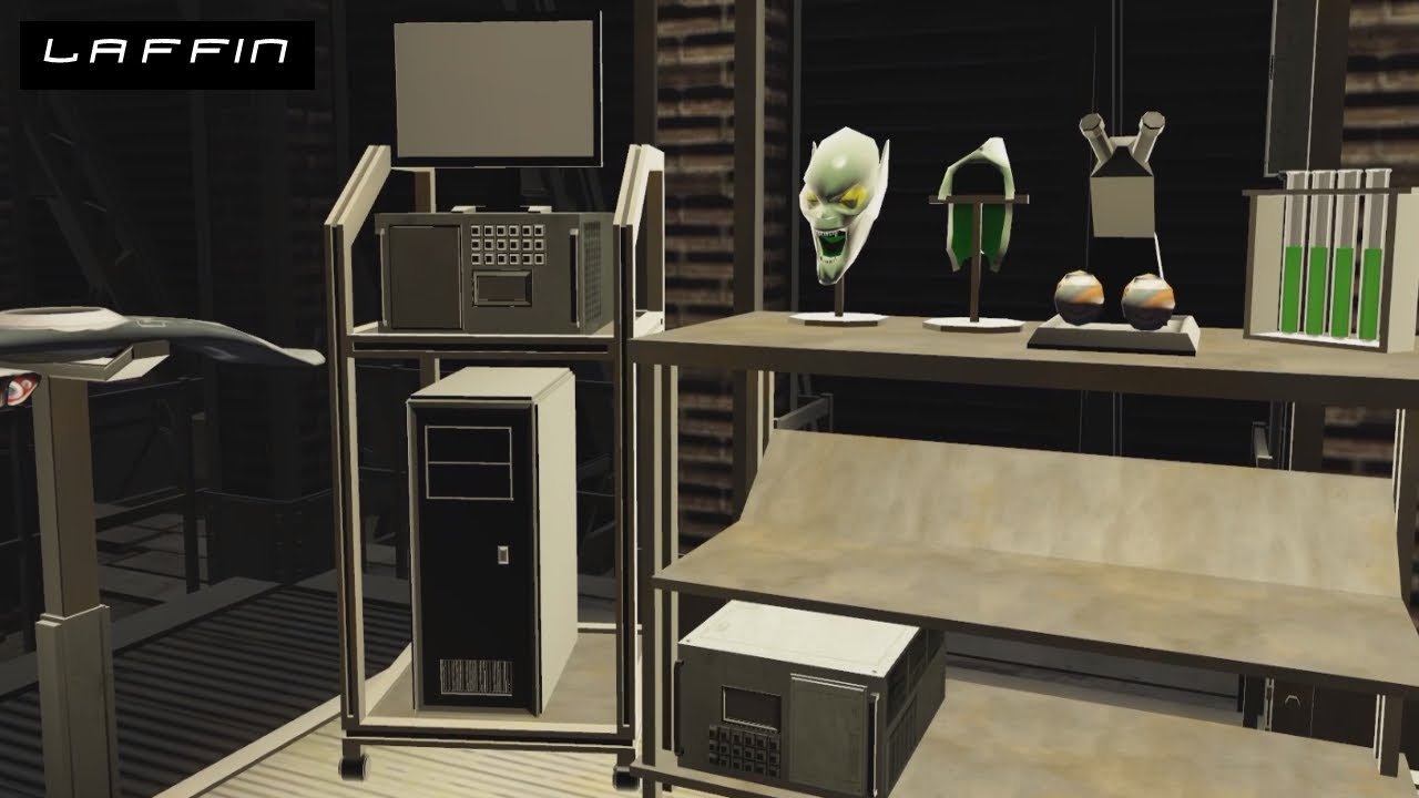 Spider-Man 3 - Green Goblin's Lab Easter Egg