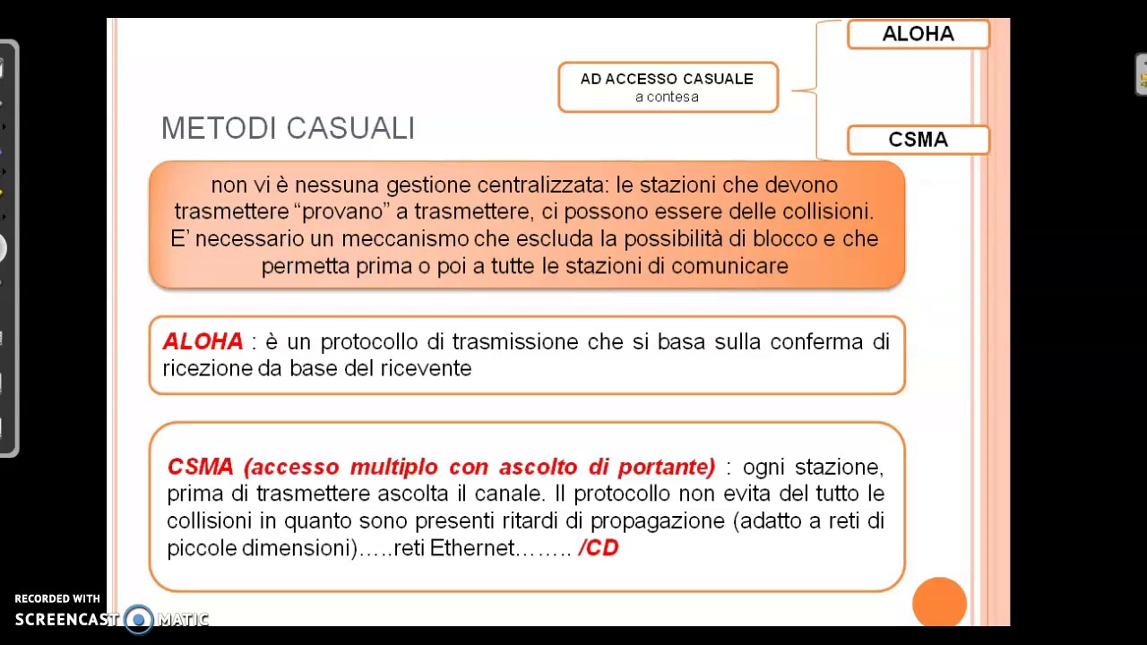 CSMA/CD e commutazione di circuito
