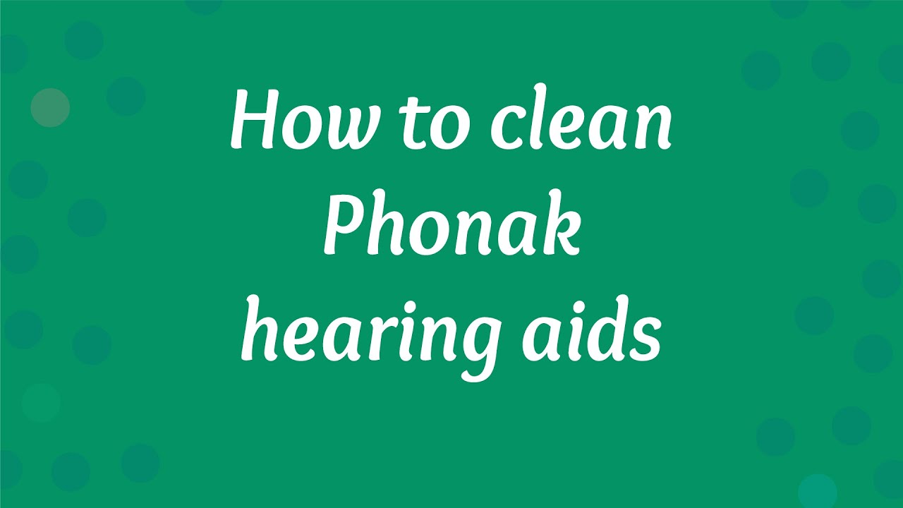 Как чистить слуховые аппараты Phonak