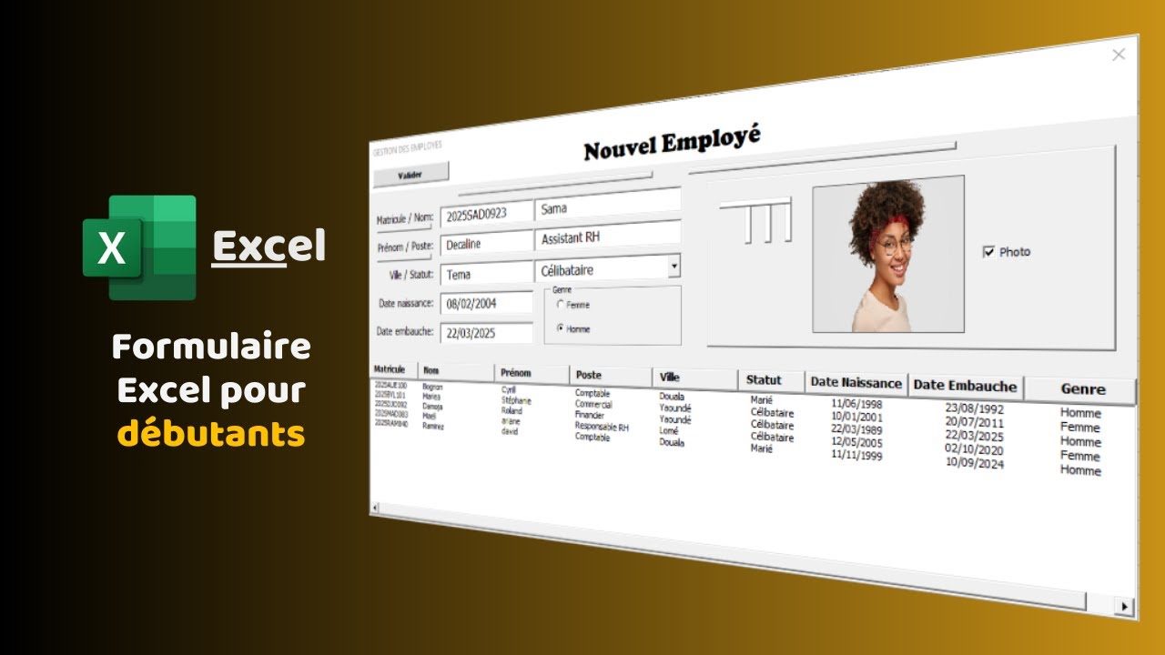 Excel VBA: Comment créer un formulaire ou userform (Tutoriel Débutant)