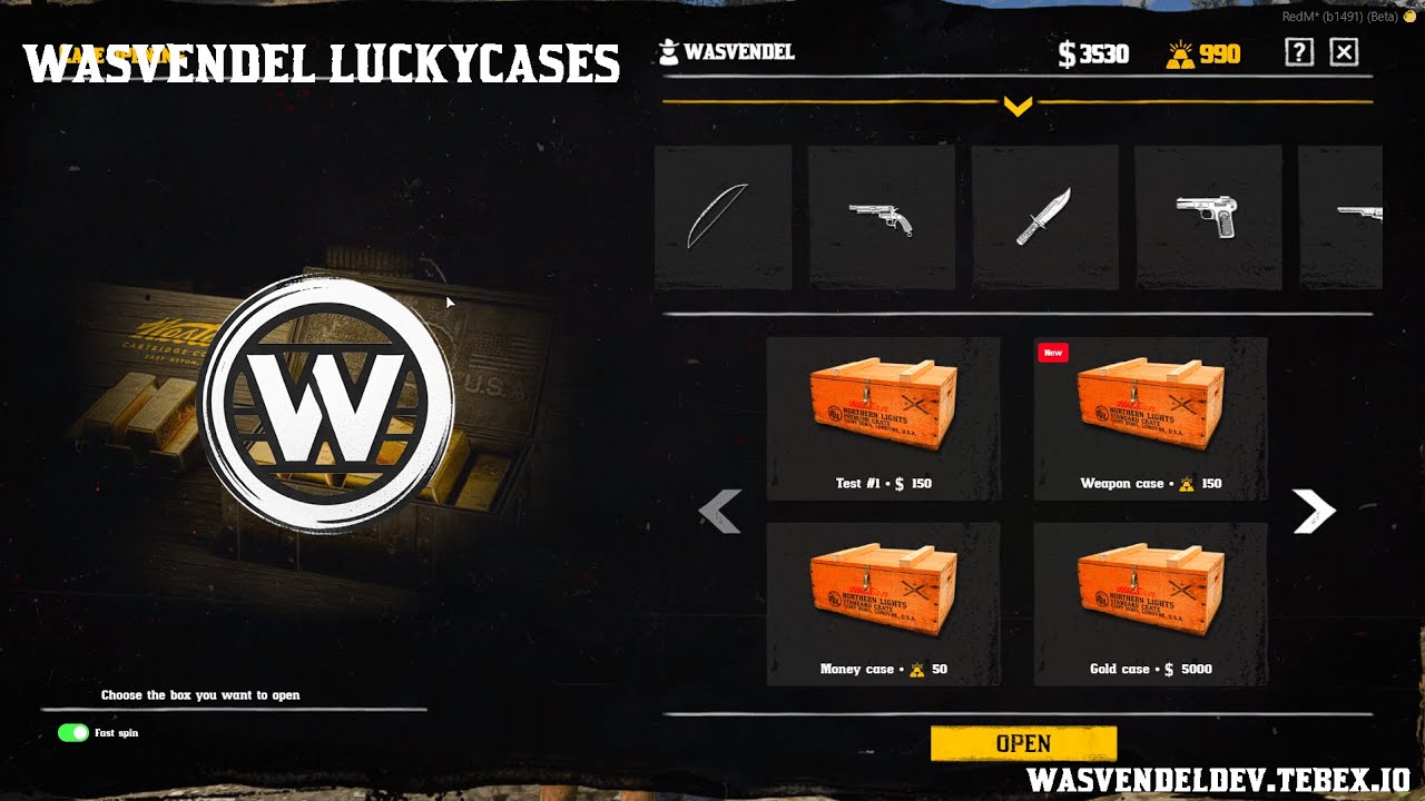 Luckycases [OUTDATED] | RedM Script