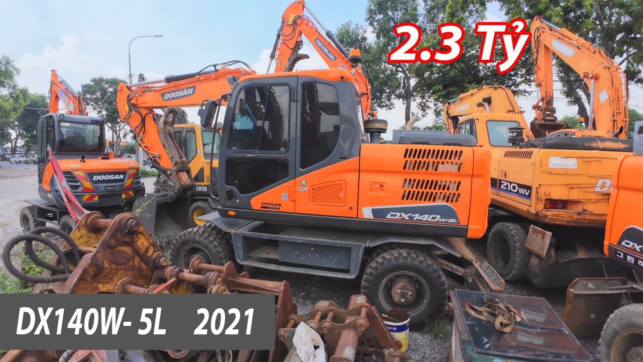 Reivew Tuyệt Phẩm DOOSAN DX140W- 5L Đời 2021 Giá 2.3 Tỷ Đồng Có Mặt Tại Việt Nam