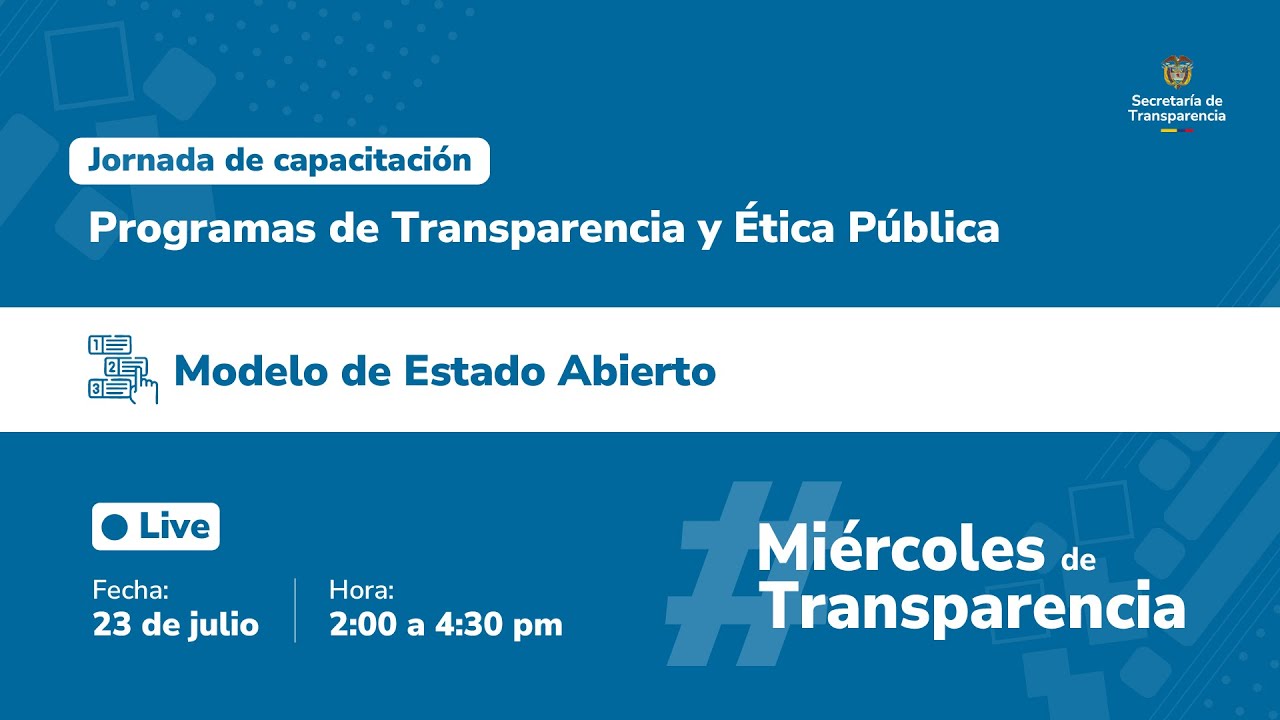 Capacitación 03: Modelo de Estado Abierto