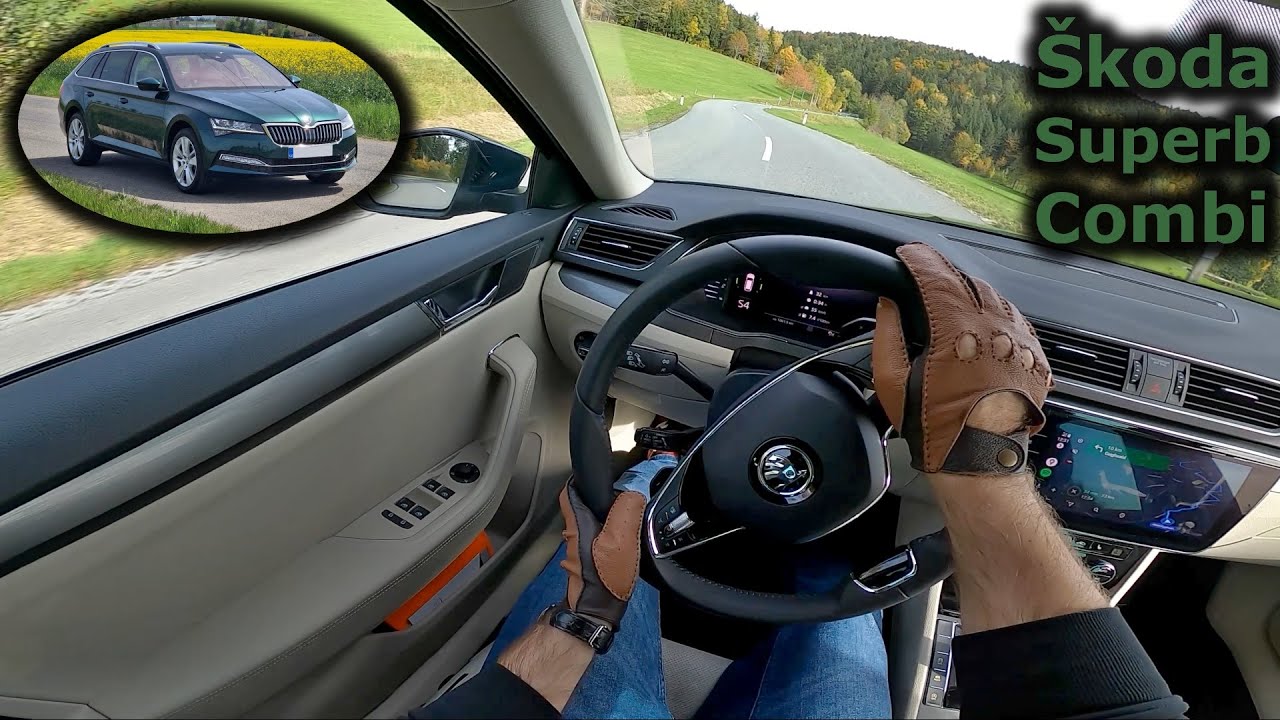 2023 Škoda Superb Combi 2.0 TDI 4x4 DSG (147 kW) | POV test drive on twisty roads
