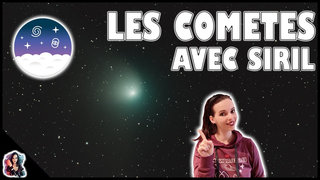 TUTO SIRIL : TRAITEMENT ET ANIMATION D'UNE COMÈTE avec étoiles ponctuelles ! (C/2022 E3 ZTF) ☄️