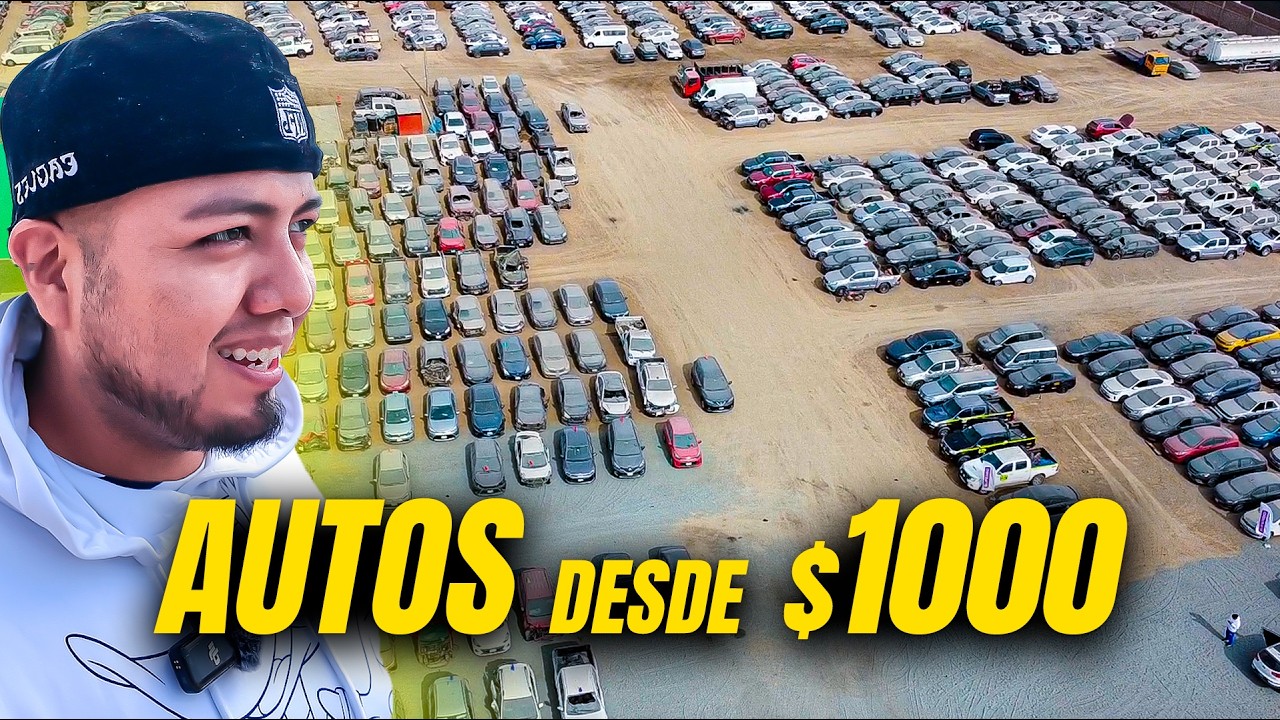 ENTRÉ al ALMACEN SECRETO donde SUBASTAN AUTOS desde $1000