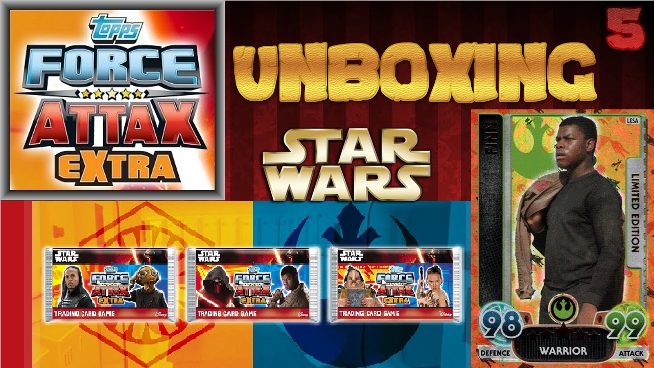 Unboxing #5-Star Wars Force Attax Extra