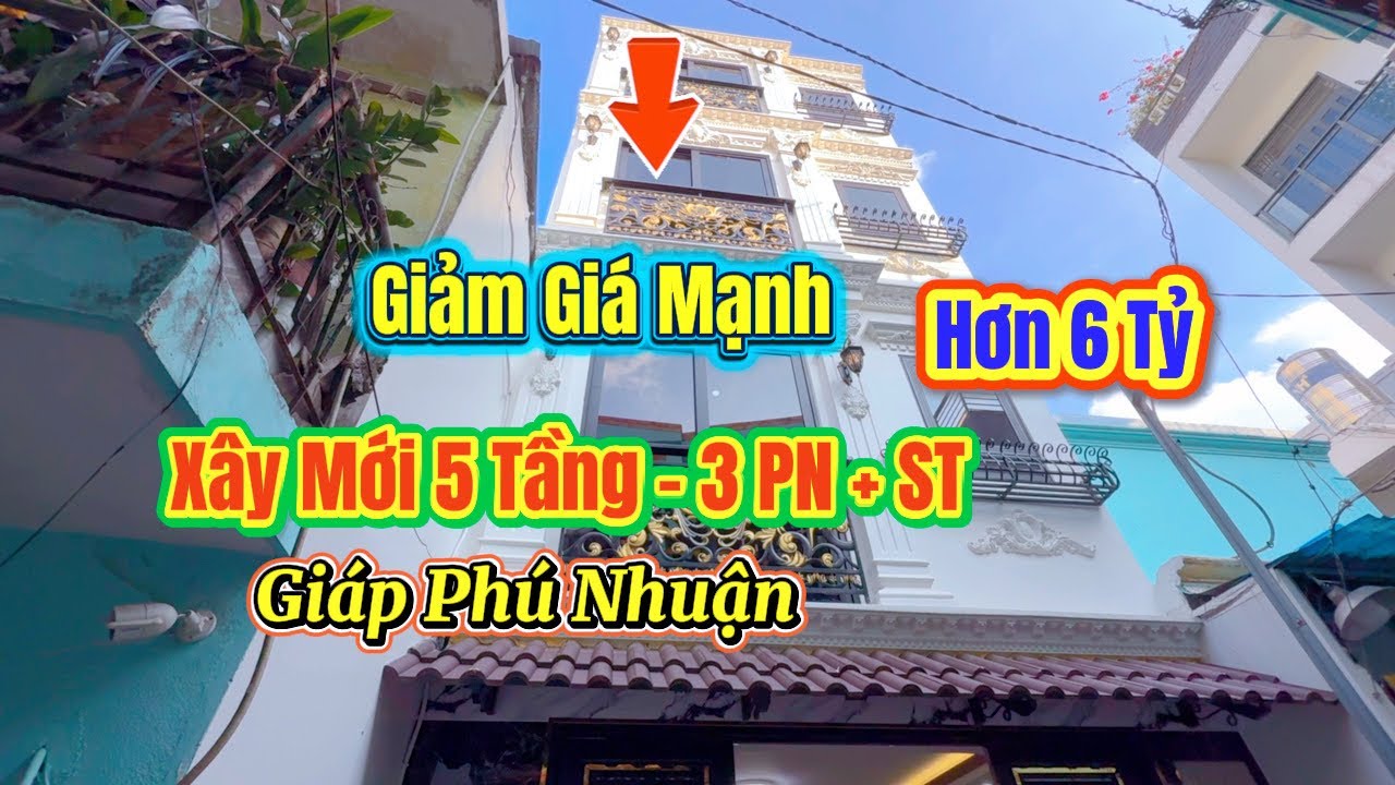 GIẢM GIÁ MẠNH NHÀ XÂY MỚI 5 TẦNG CHỈ HƠN 6 TỶ
