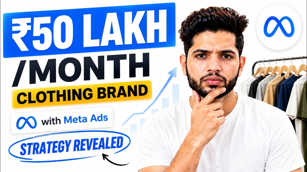 How to Build a ₹50 Lakh/Month Clothing Brand with Meta Ads | Complete D2C Fashion Strategy