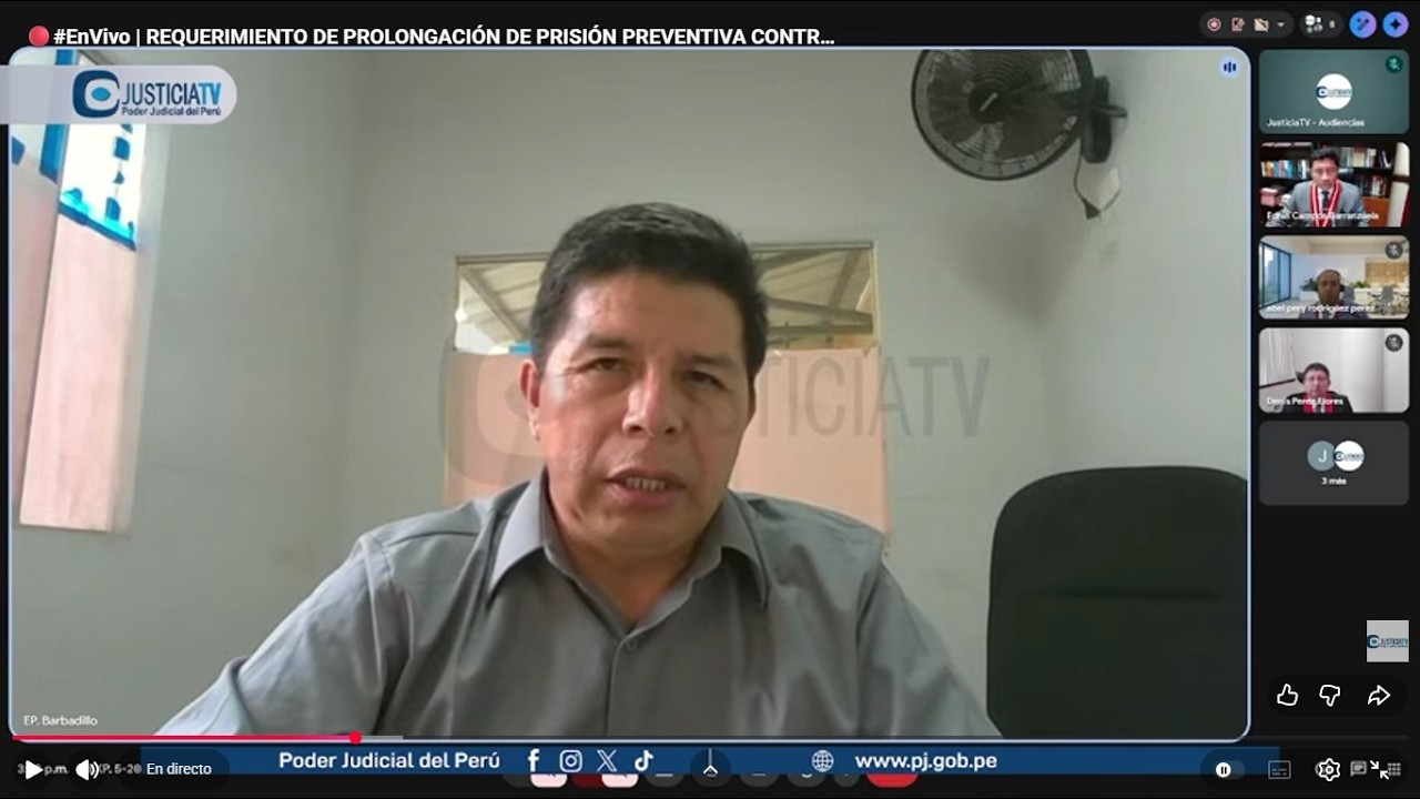 🔴#EnVivo | PRÓRROGA DE PLAZO DE LA INVESTIGACIÓN CONTRA PEDRO CASTILLO TERRONES