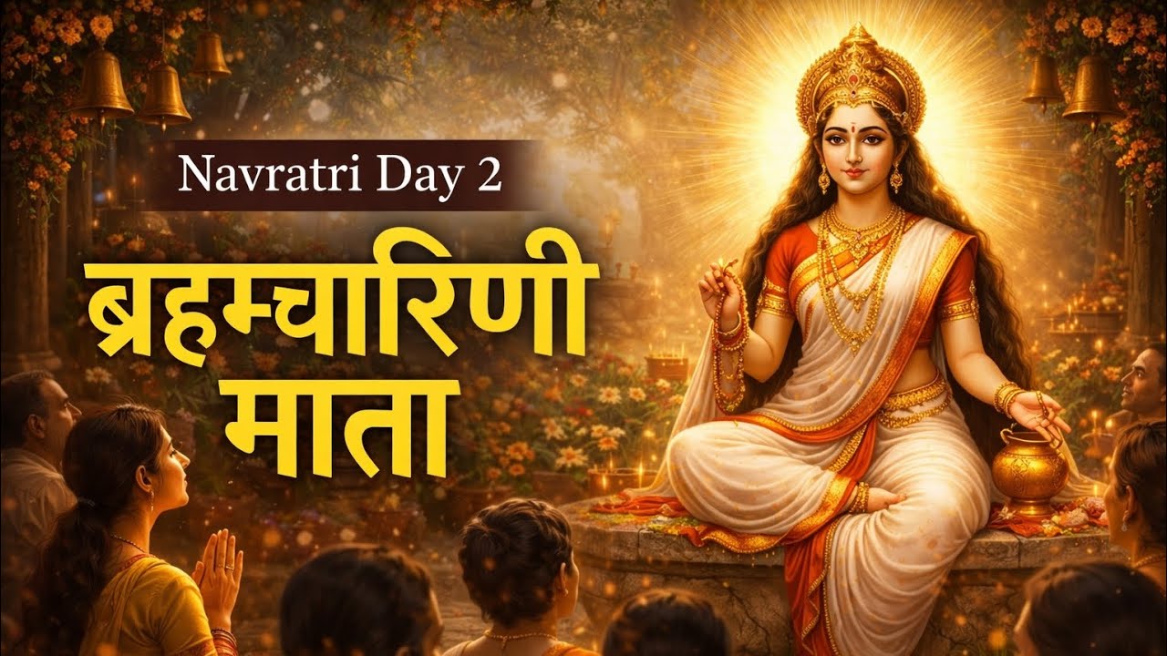 🔥 Navratri Day 2 Special | Maa Brahmacharini Mantra | सुनते ही मन शांत हो जाएगा