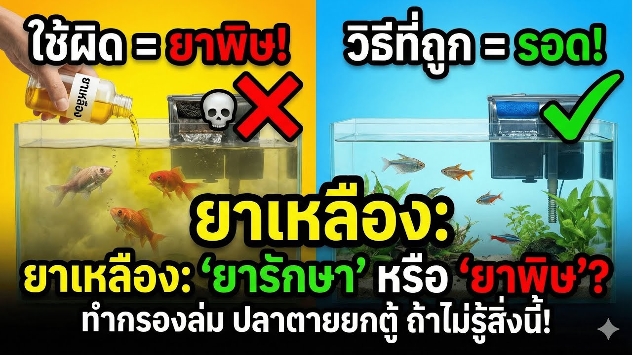 มือใหม่ต้องรู้! ยาเหลืองใช้ตอนไหน? รักษาโรคอะไร? และ 4 ข้อห้ามสุดอันตราย