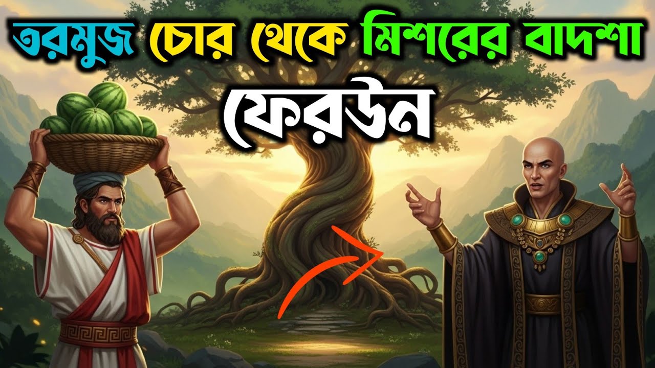 অত্যাচারী ফেরাউন তরমুজ চোর থেকে মিশরের বাদশা | সত্য ঘটনা | ইসলামিক কাহিনী | Islamic Story