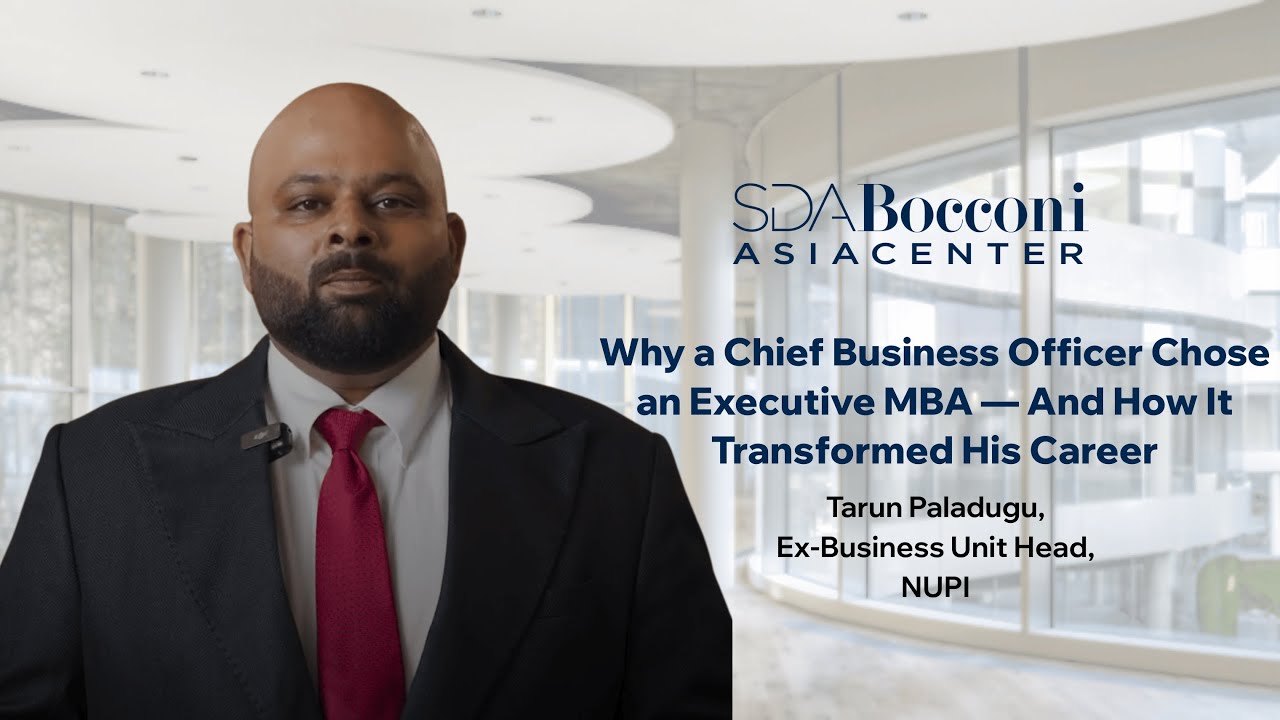 Who Should (and Shouldn’t) Pursue an Executive MBA? - Tarun Paladugu, IEMB Class of 2025