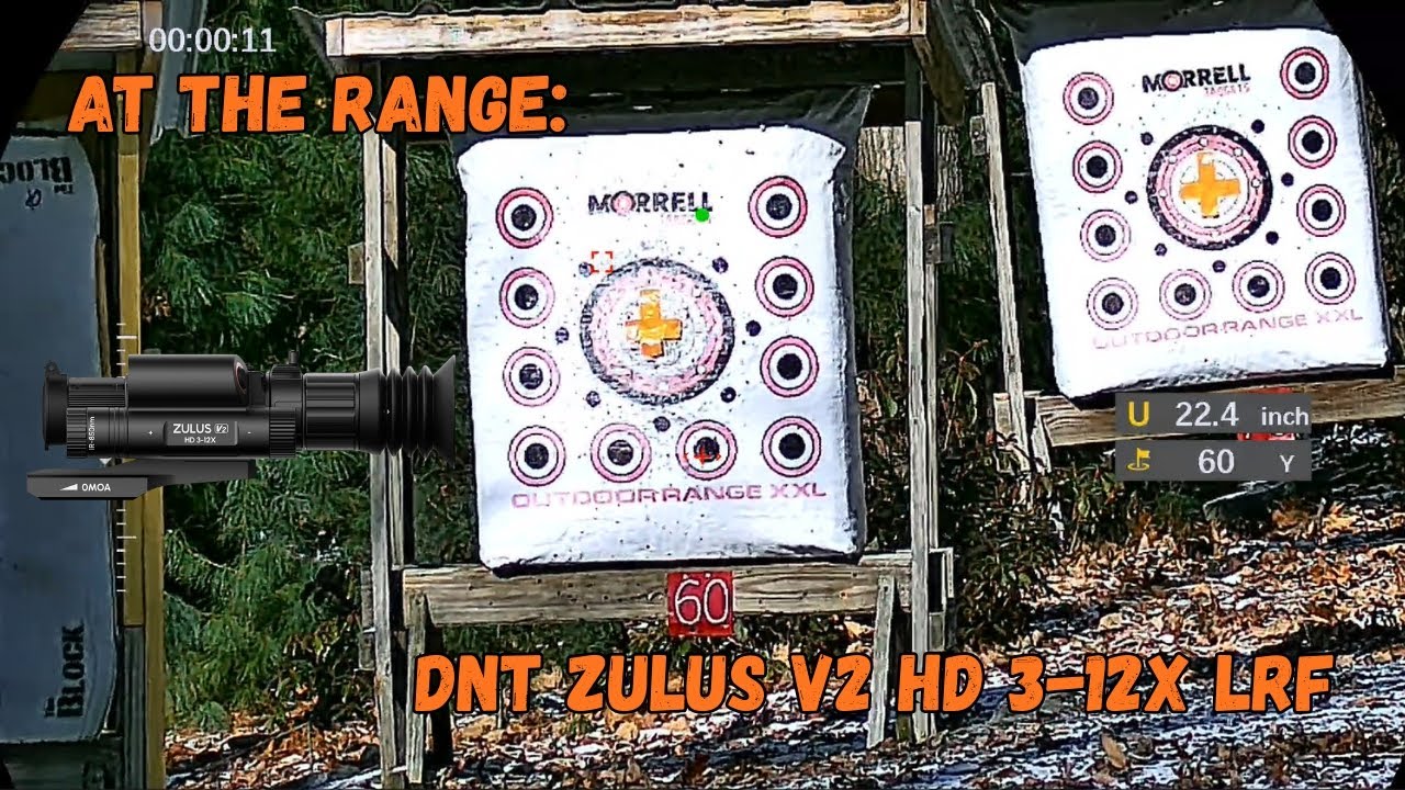 At the range - The DNT Zulus HD V2 3-12X LRF scope
