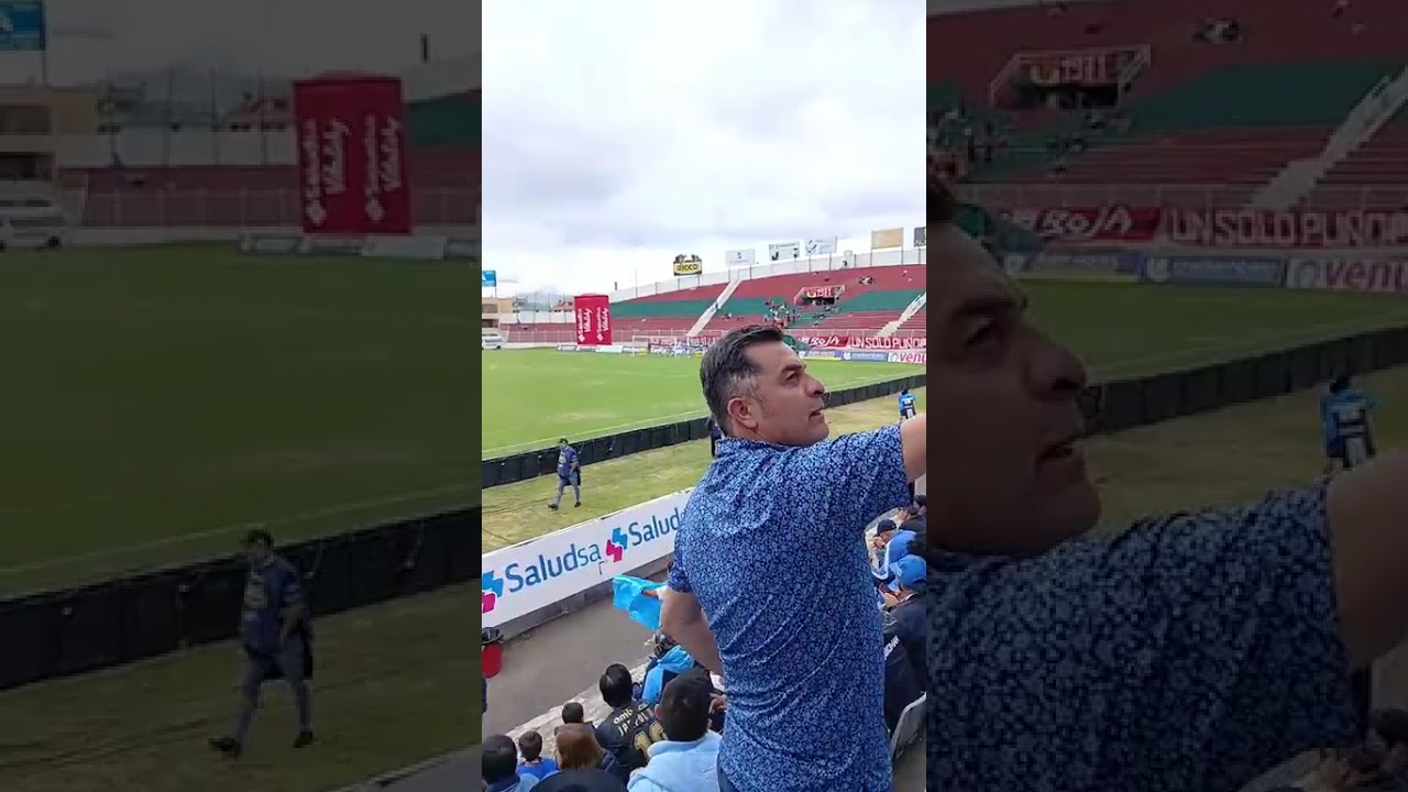 Desde el estadio Bellavista de Ambato previa del partido Macará vs D.Cuenca ⚽️ 