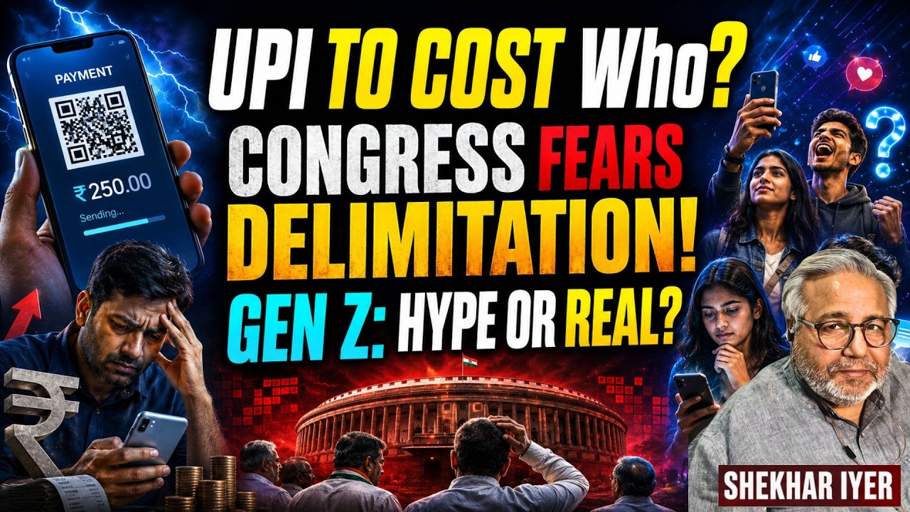 UPI Free No More? Congress' REAL Delimitation Fear & The Gen Z Factor &bull; Shekhar Iyer