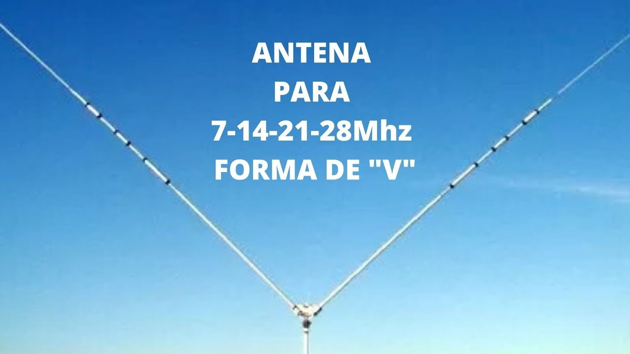 ANTENA QUADRIBANDA PARA 10 15 20 40  METROS  7,14,21 e 28Mhz (Gaiuda)
