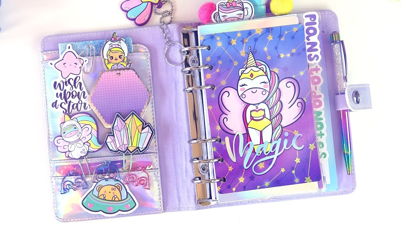 PLANNER SETUP ★ Galaxy ★ kikki.K Holo & Mommy Lhey