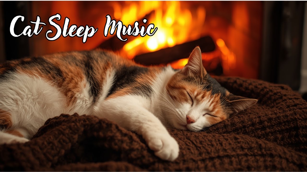 10 Hours Of Music For Cat to Fall Into Deep Sleep🐈Stress Relief💤 Heal Stress For Cat
