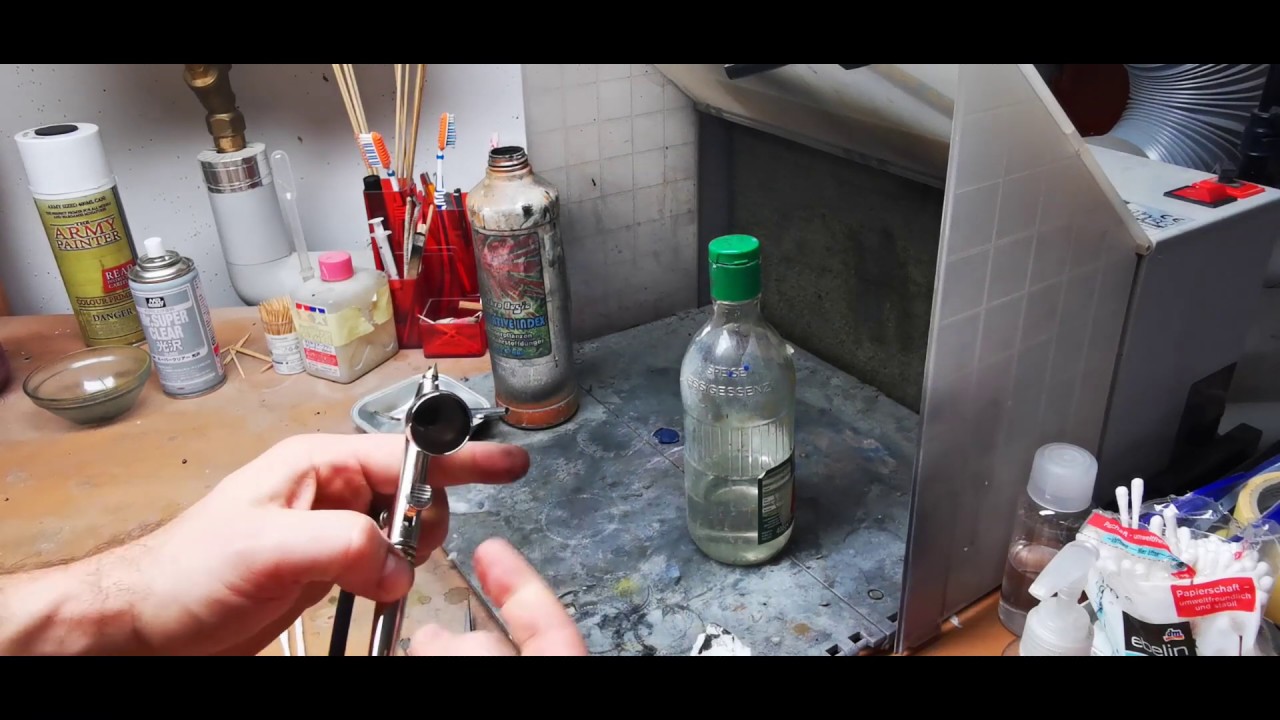 Airbrush Kurzanleitung, Modellbau :schnell kleine Flächen lackieren mit Harder&Steenbeck Evolution