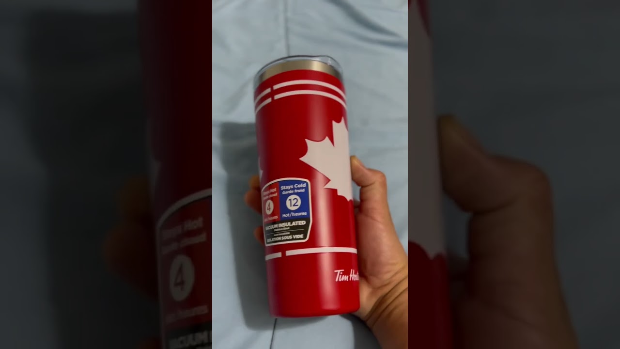 THE BEST TRAVEL MUG I&rsquo;ve ever SEEN IN TIM HORTONS #timhortons #canada #shorts #shortvideo #shorts