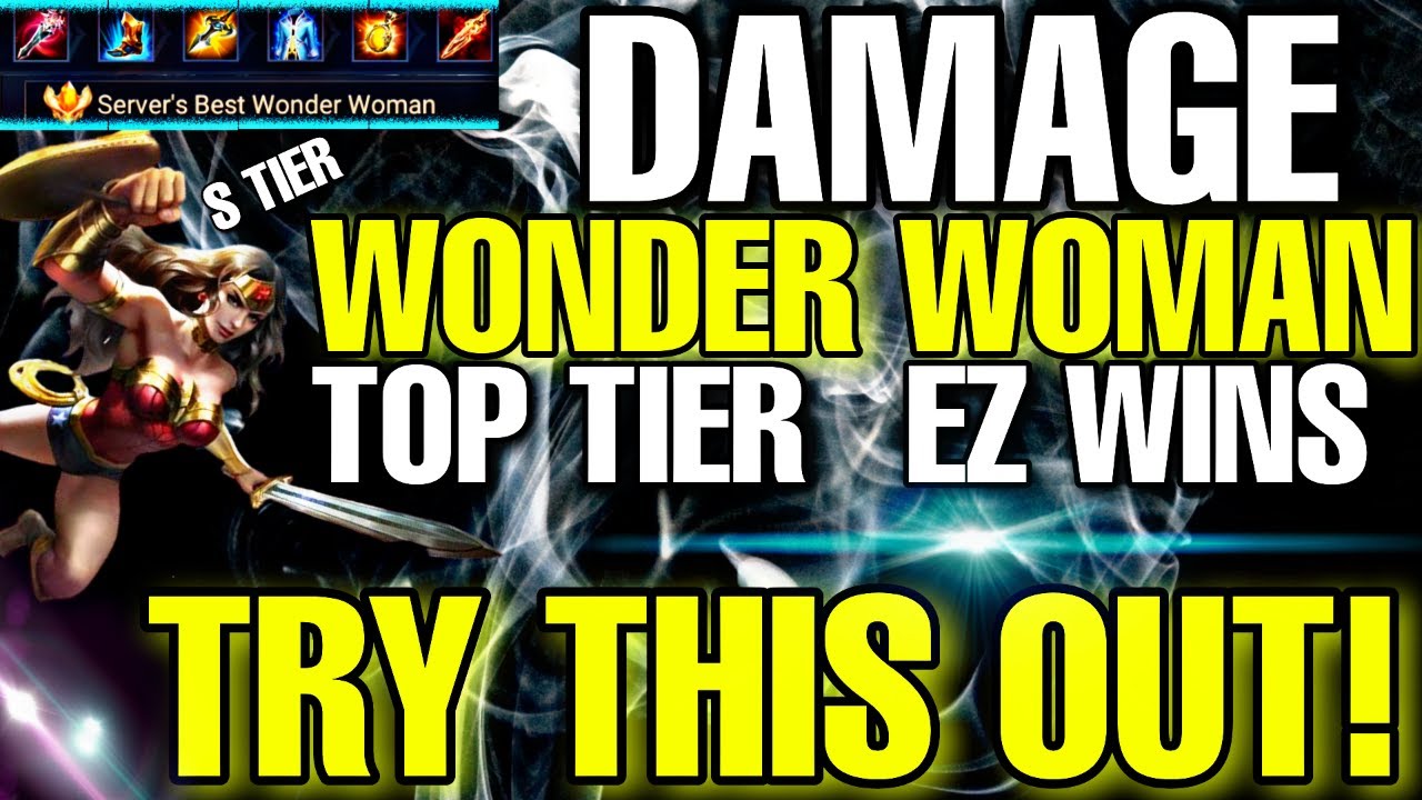 WONDER WOMAN JUNGLE NEW GAMEPLAY + BUILD & ENCHANTMENTS | Arena Of Valor / ROV / Liên Quân | 1440p4K
