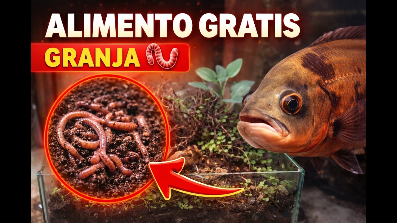 Creé una GRANJA de LOMBRICES para mis peces 🐟🪱 funcionará?