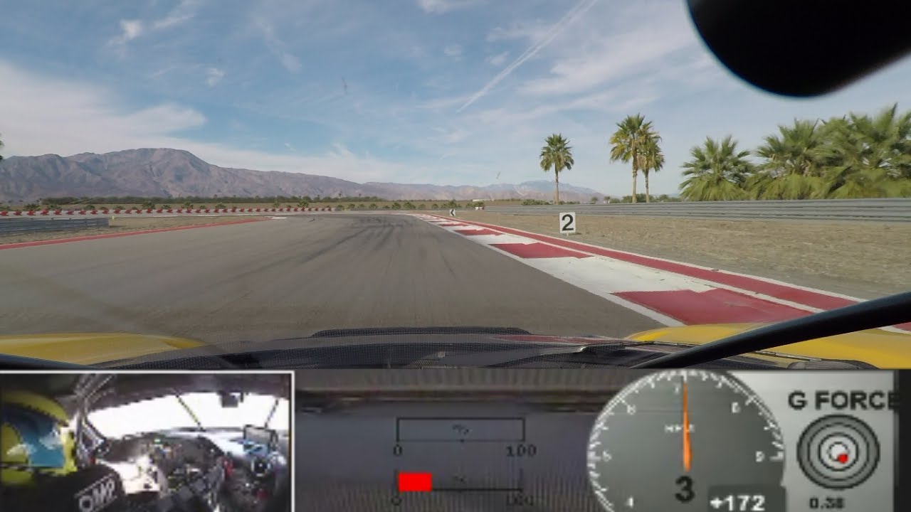 Ferrari 488 GT3 hotlap at Thermal Club Racetrack