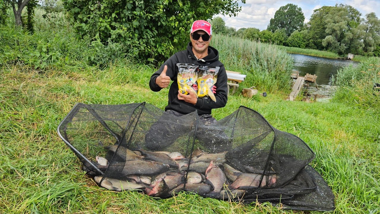 Ухх! Вот это рыбалка! 30 КГ ЛЕЩА Lielupe - ЛОВЛЯ   на Поплавок !!OK COPE SPORT GROUNDBAITS Bream !!!