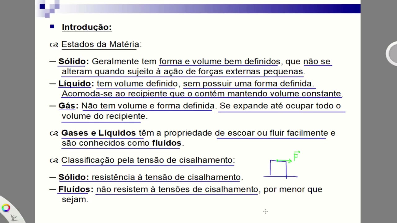 Física Básica 2: Fluídos - Partes 1 e 2