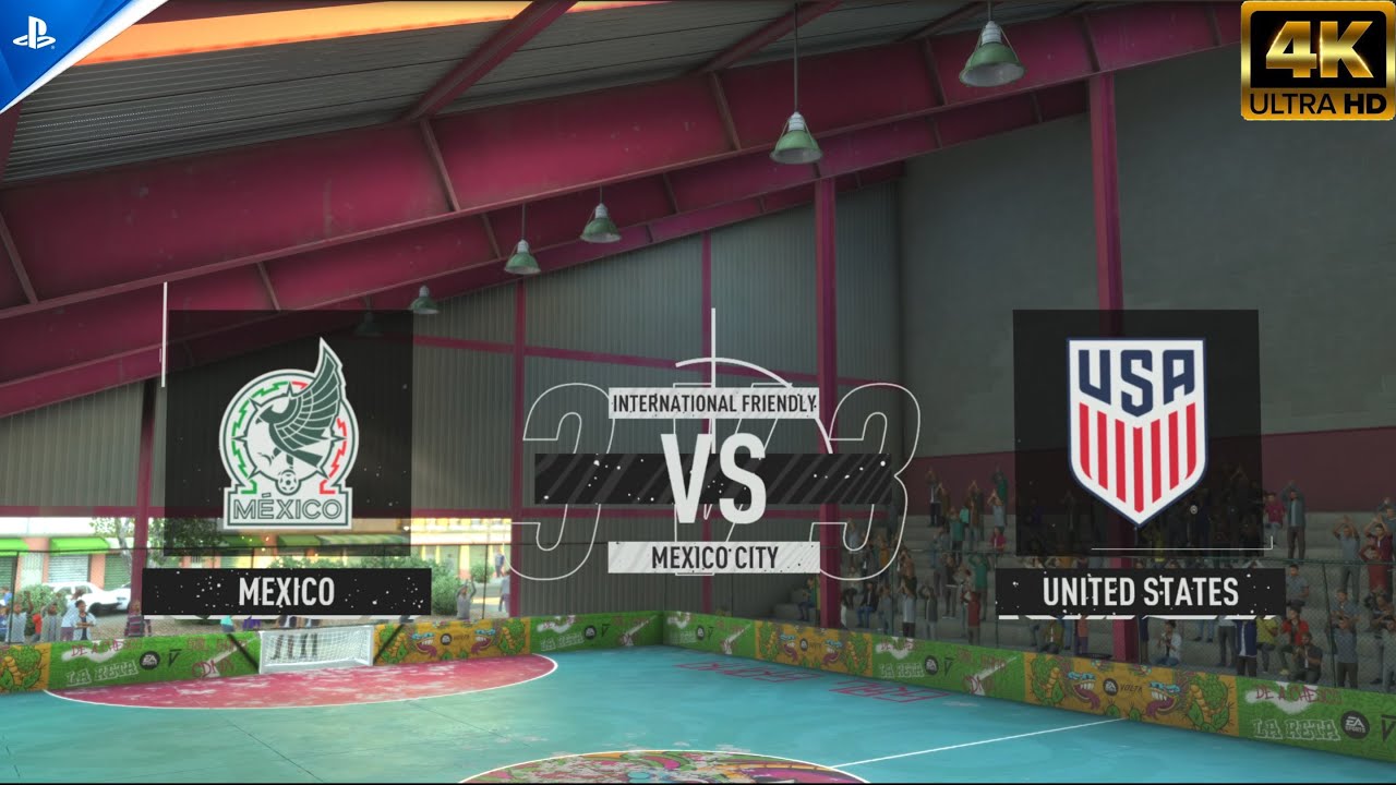 Mexico vs United States | 4K HDR 60 FPS | FIFA Volta Gameplay
