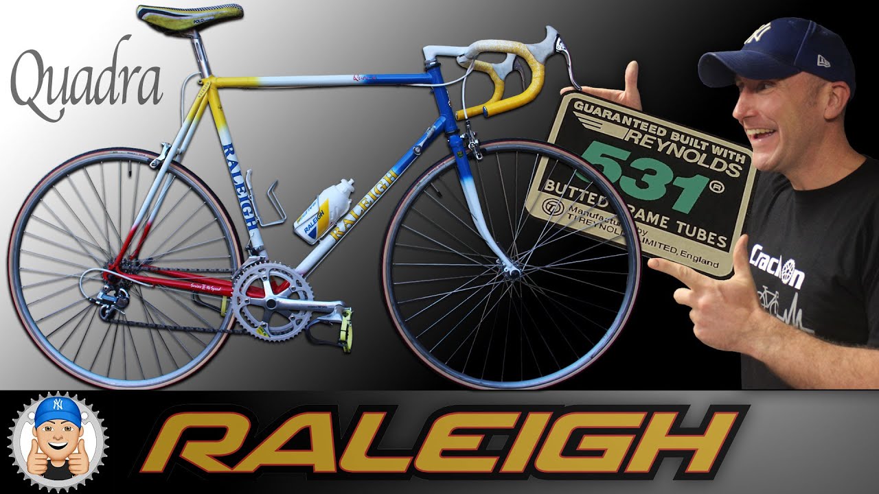 Vintage Raleigh Quadra 531 Шоссейная реставрация