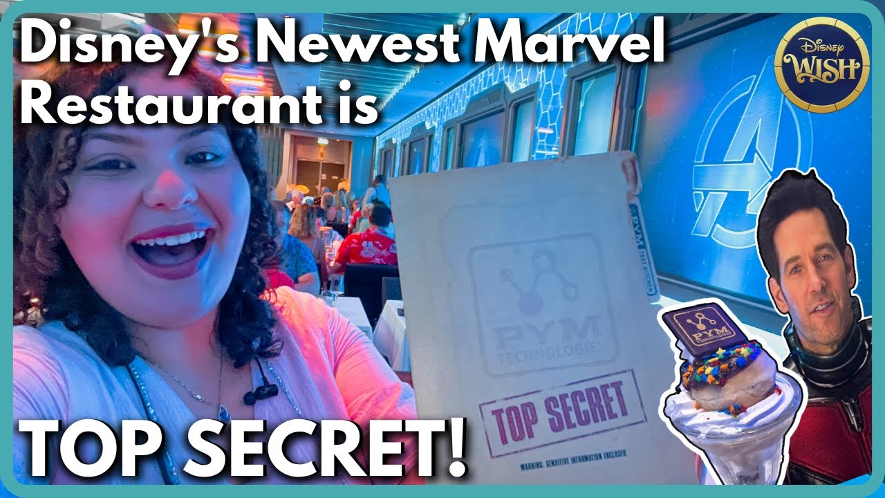 Worlds of Marvel (Show & Dining Review of Half the Menu!) Avengers: Quantum Encounter | Disney Wish