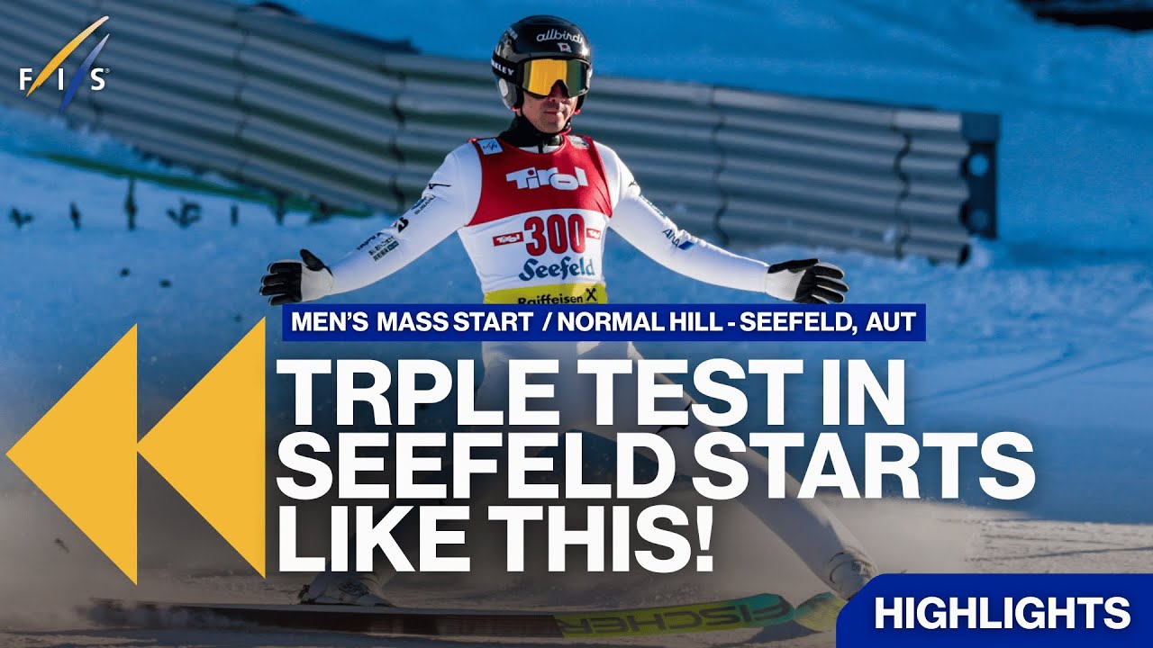 TRPLE TEST IN SEEFELD STARTS LIKE THIS! | Highlights | FIS Nordic Combined