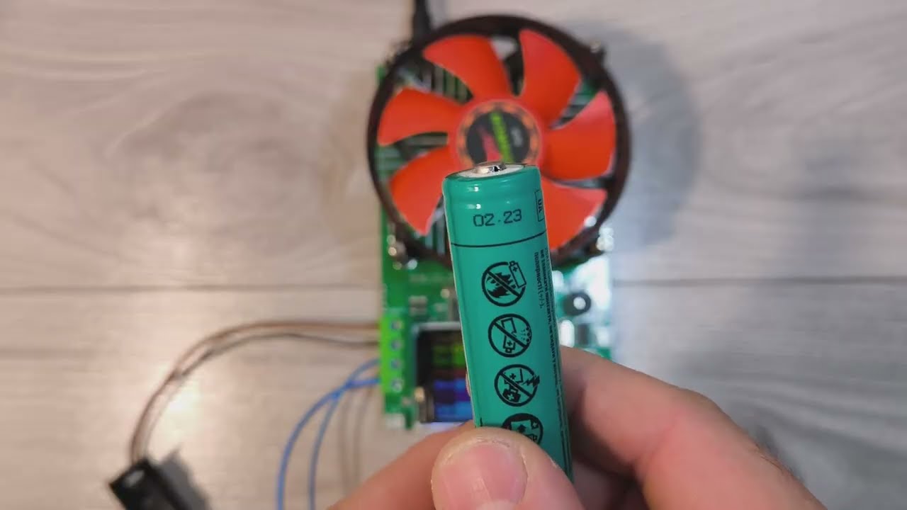 Тест на ємність акумулятора Videx 18650 2800mAh