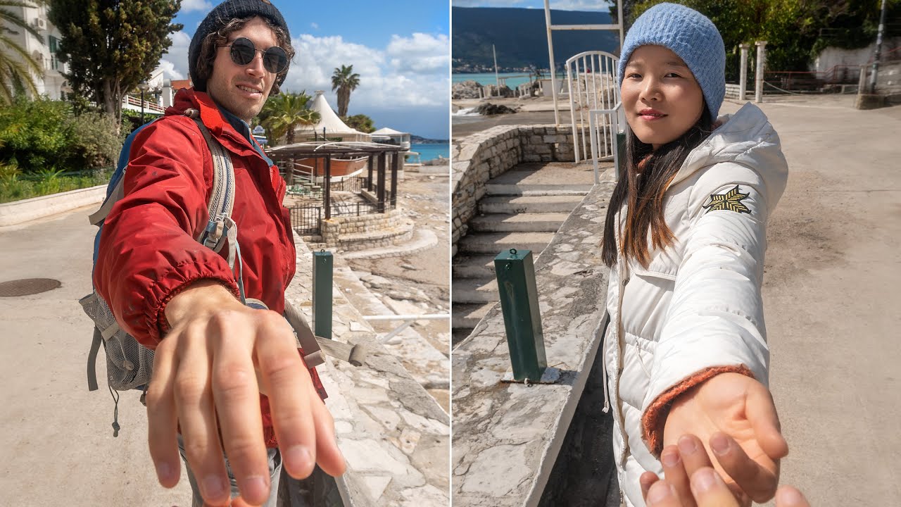 Couple split up and record solo travels for one day