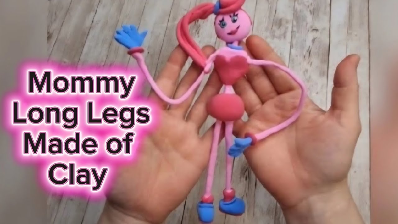 How to Make Mommy Long Legs with Clay Tutorial  (Playtime ) #diy #playtime #coolideas #craft #clay