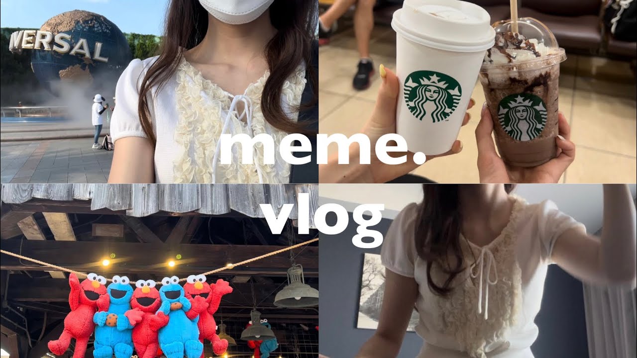 〔vlog〕社会人の休日vlog｜仕事終わりに大阪へ🚅｜USJ,ユニバを満喫🤍｜会社員OLの日常