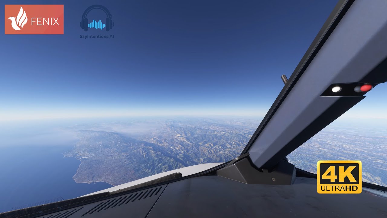 Los Angeles to San Franscico | Fenix A320 | Say Intentions | MSFS 2024
