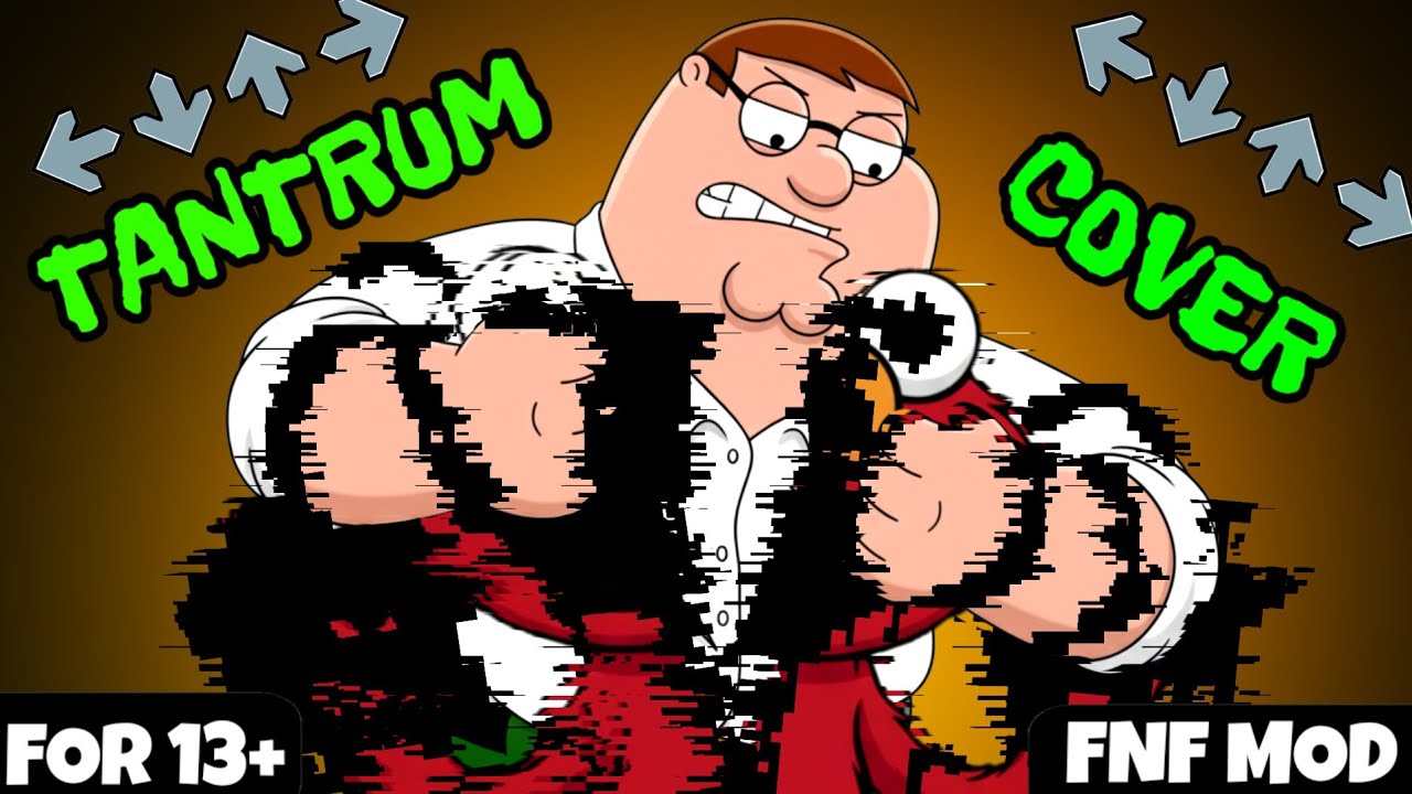 Friday Night Funkin' TANTRUM, но Пибби Питер | FNF Family Guy Glitch x Sesame Street Corruption