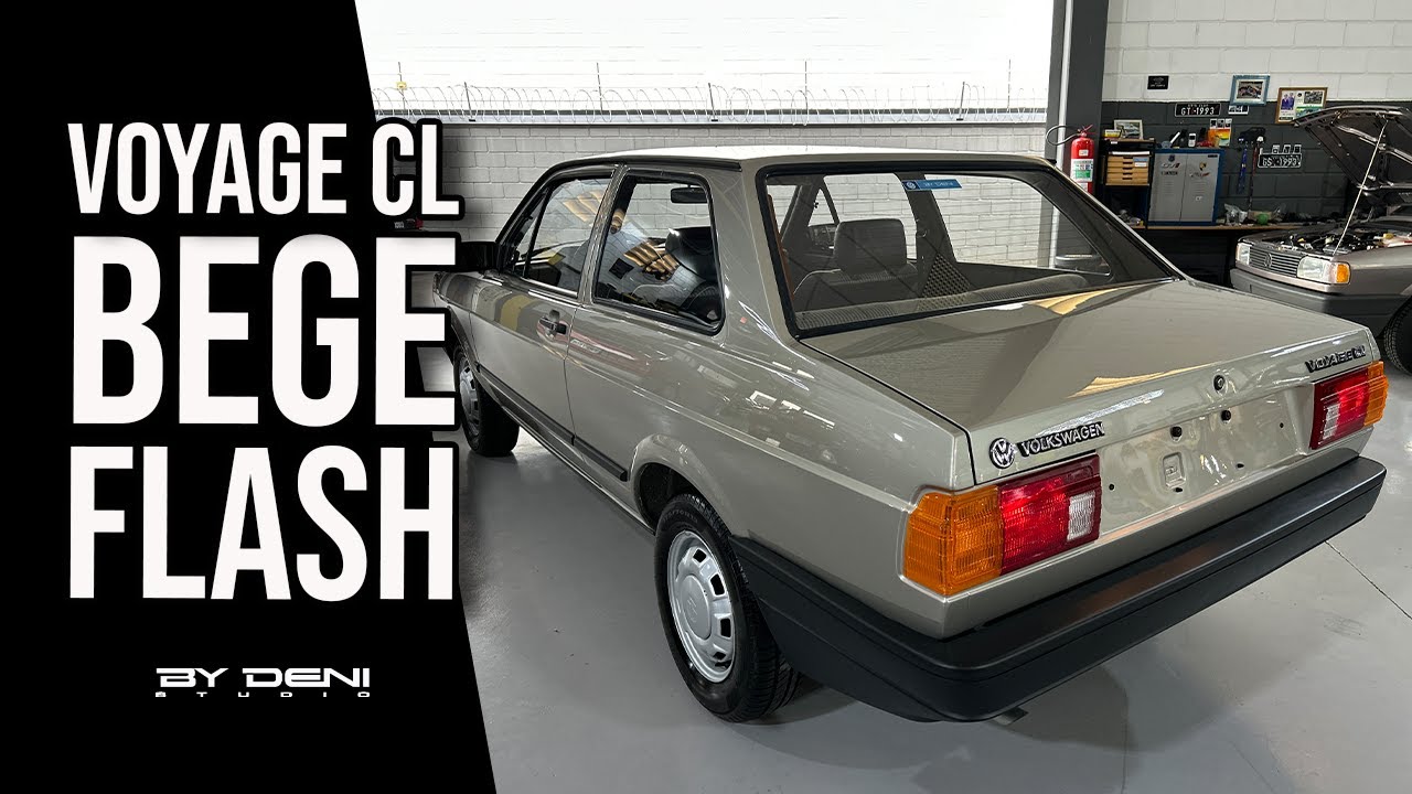Voyage CL 1988 Bege Flash : quando um carro conta a história de dois irmãos...