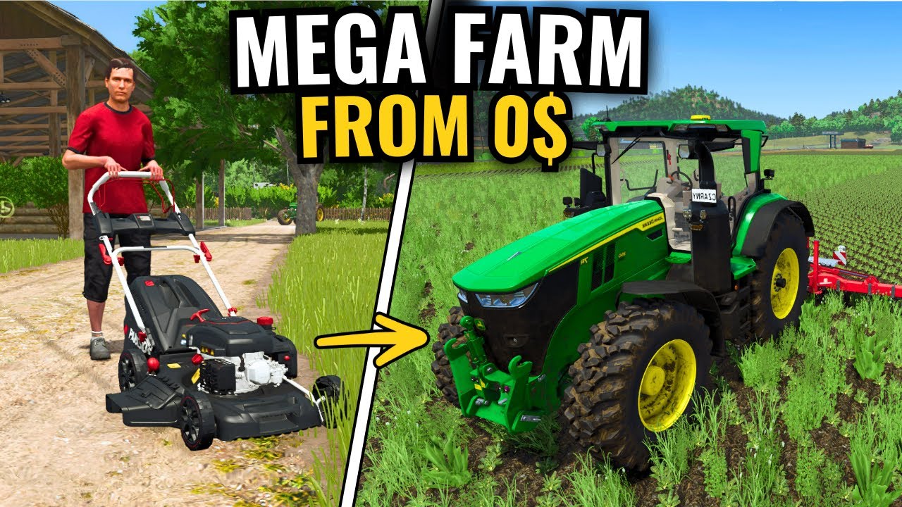 EPIC FARM from 0$  in Farming Simulator 25