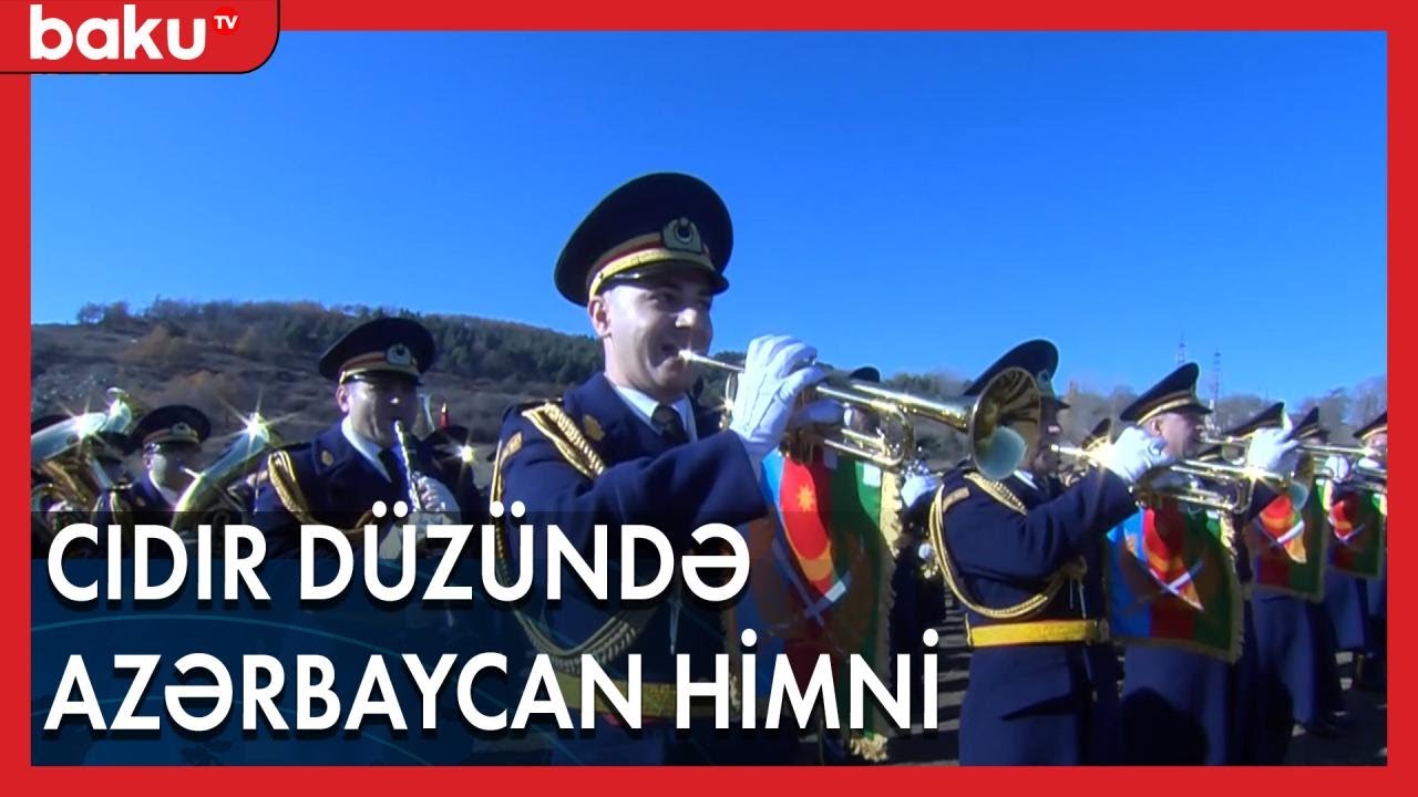 Cıdır düzündə Azərbaycan Himni səsləndi - Baku TV