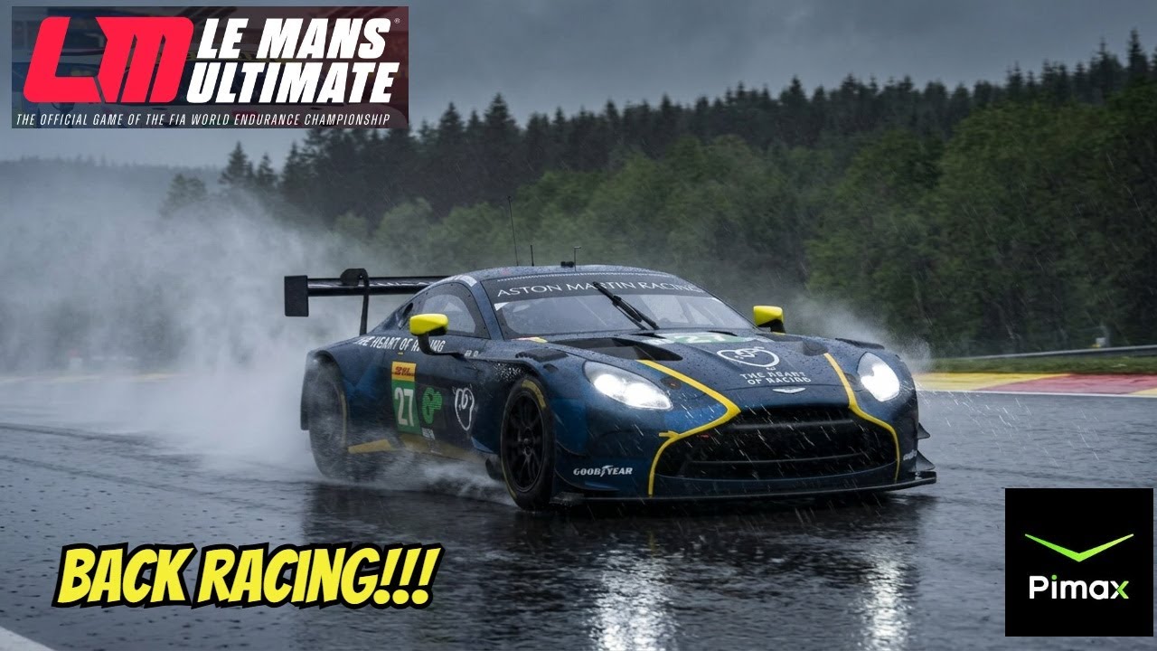 Le Mans Ultimate | Aston Martin in the Rain! | VR