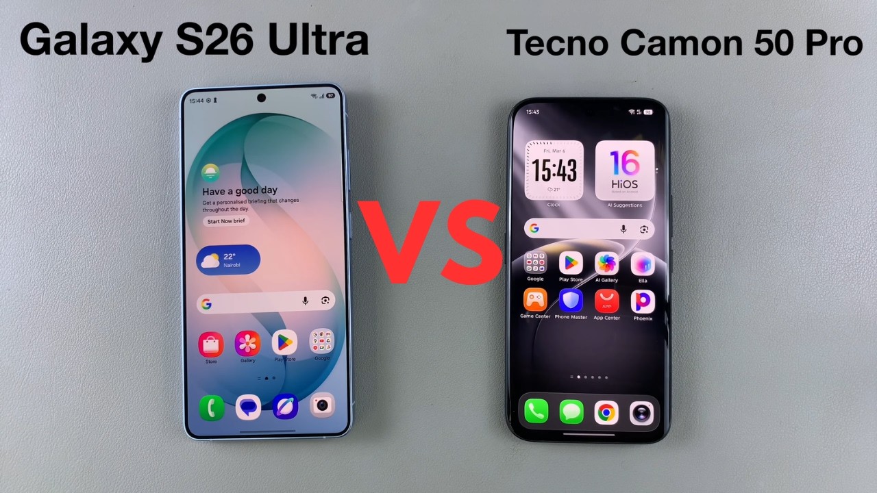 Samsung Galaxy S26 Ultra VS Tecno Camon 50 Pro