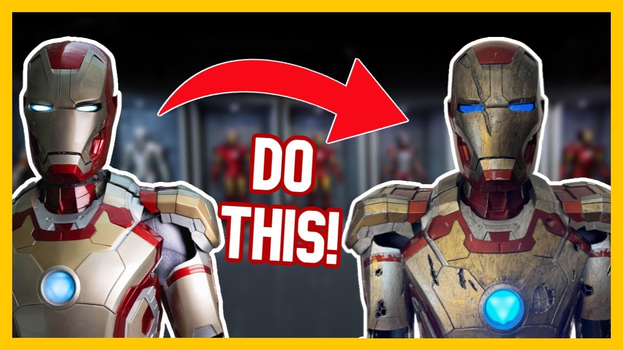 Cosplay Battle Damage Made Easy! How to Battle Damage an Iron Man Suit