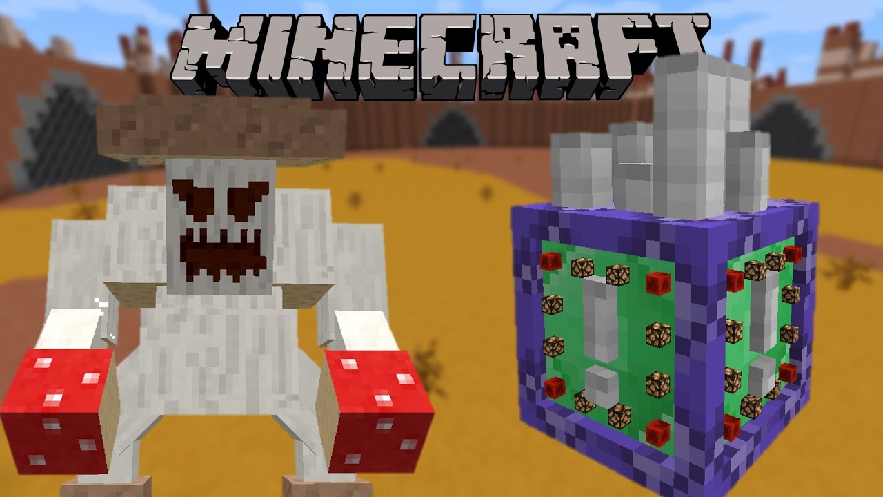 Minecraft: Gomba Gólem Kihívás! - Lucky Block Mod Mini-Game - Lucky Block Aréna
